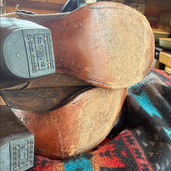 Corral Brown Ankle Boots with Silver Accent - Picture 7 of 7